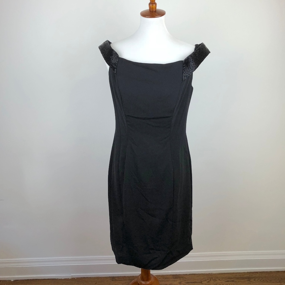 Carmen Marc Valvoi Infusion OTS Beaded Dress, 10